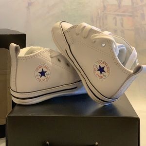 💕 Brand New Infant Converse...White